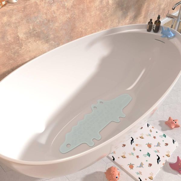 Tapis de bain antidérapant Crocodile Gamio 90 cm