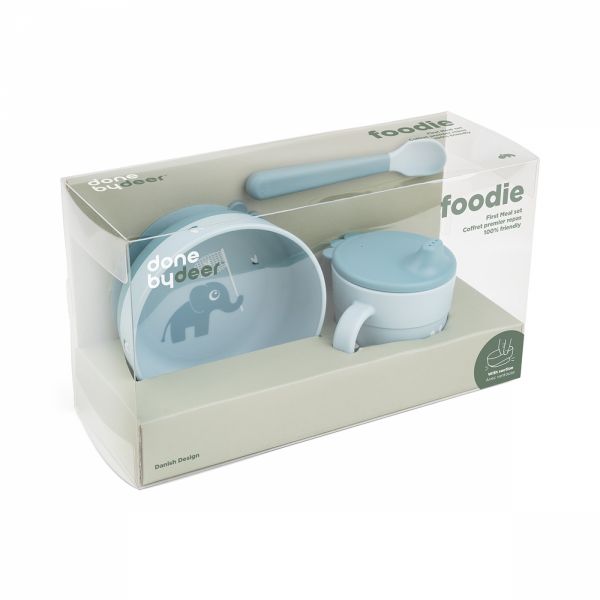 Coffret premier repas Foodie Elphee Bleu