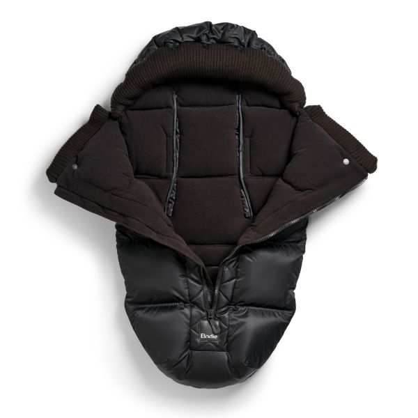 Chancelière bébé poussette imperméable Pilot Black