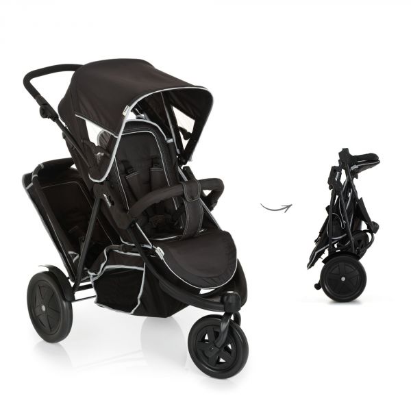 Poussette double Freerider SH12 Black