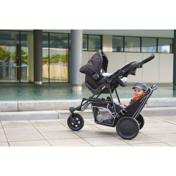 Poussette double Freerider SH12 Black