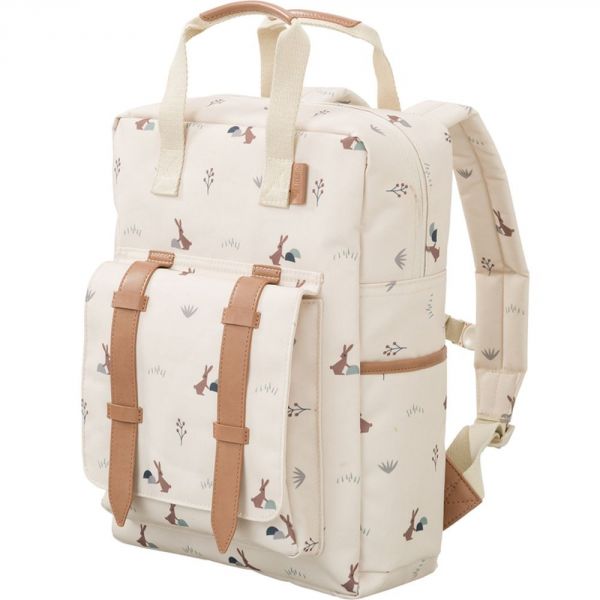 Grand sac à dos enfant Lapin Beige