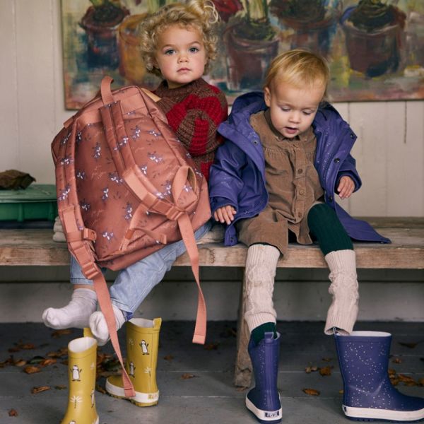 Grand sac à dos enfant Lapin Beige