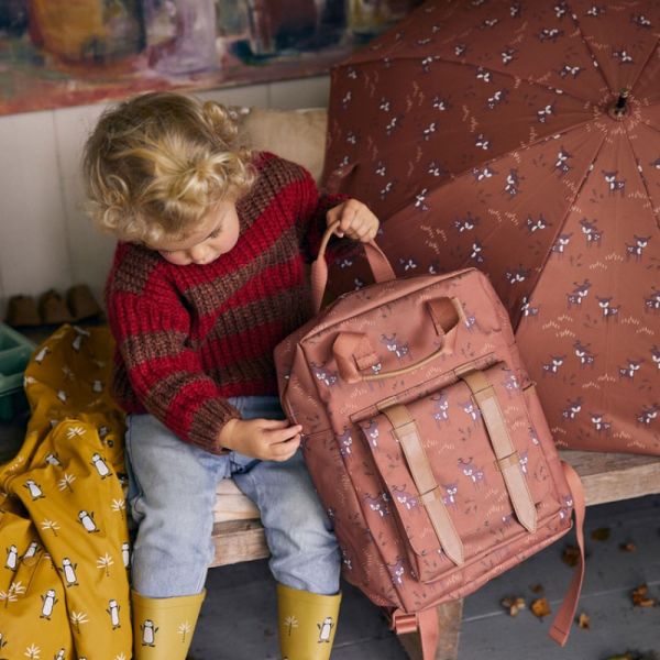 Grand sac à dos enfant Lapin Beige