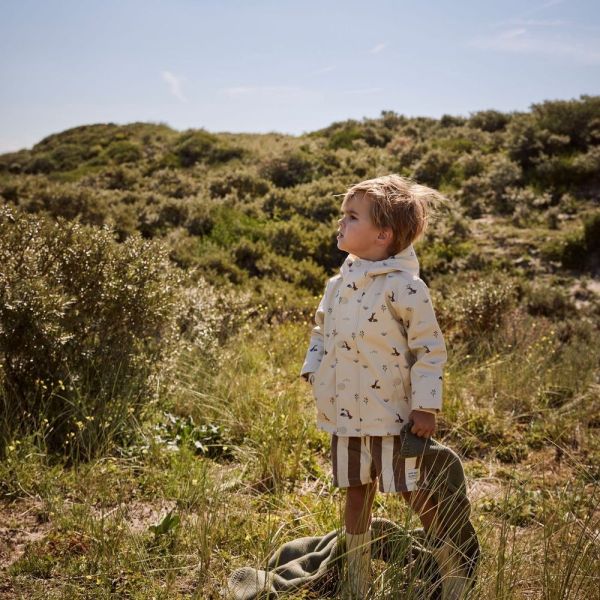 Veste imperméable lapin beige 5 ans