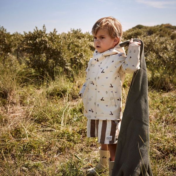 Veste imperméable lapin beige 5 ans