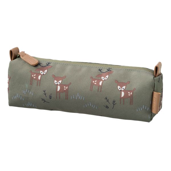 Trousse scolaire Cerf Kaki