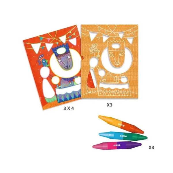 Coffret de coloriage pour enfant Funambule et balles