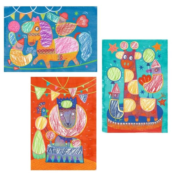 Coffret de coloriage pour enfant Funambule et balles