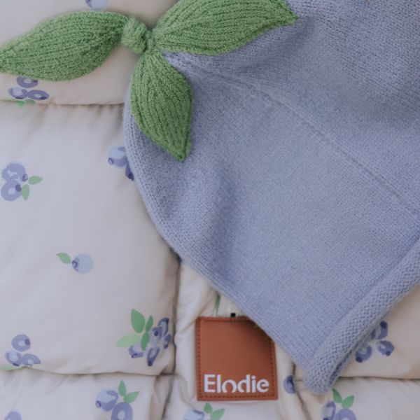 Bonnet bébé d'hiver en maille 1-2 ans Blueberry Bliss