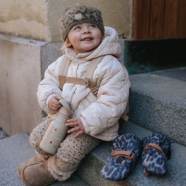 Bonnet enfant d'hiver tricoté 3 ans+ Le Leopard