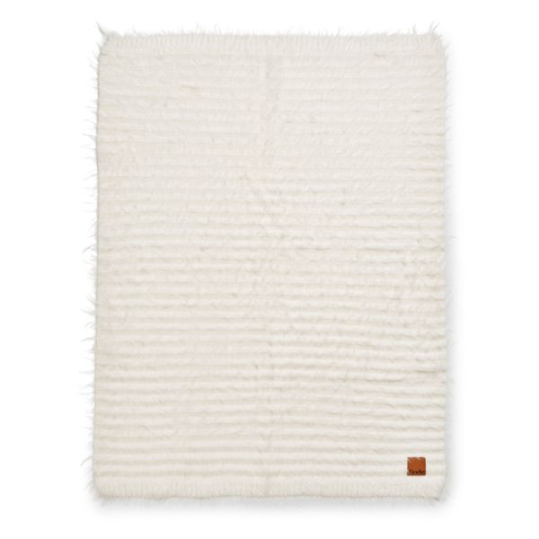 Couverture bébé tricotée 75x100 cm Vanilla White