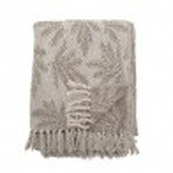 Plaid en coton Gabriela Marron 160x130 cm