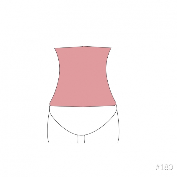 Gaine abdominale post accouchement noir taille L/XL