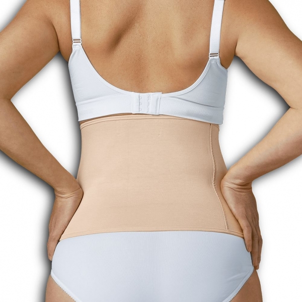 Gaine abdominale post accouchement écru taille L/XL