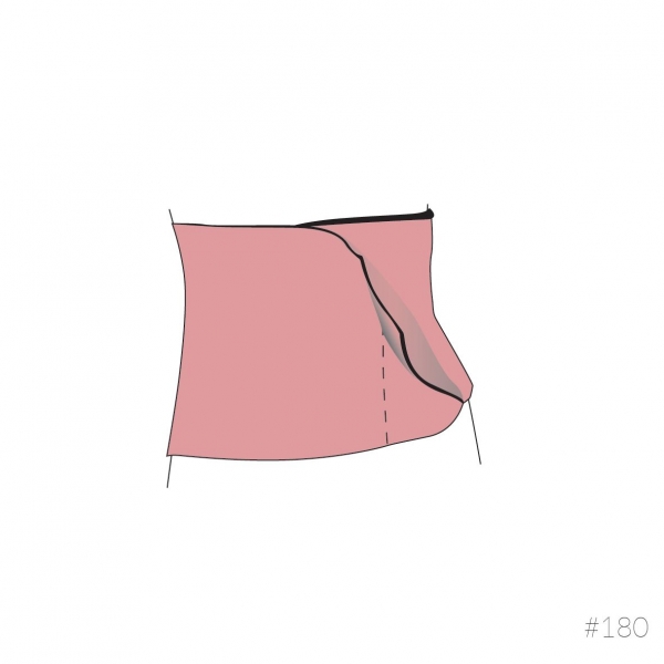 Gaine abdominale post accouchement noir taille S/M