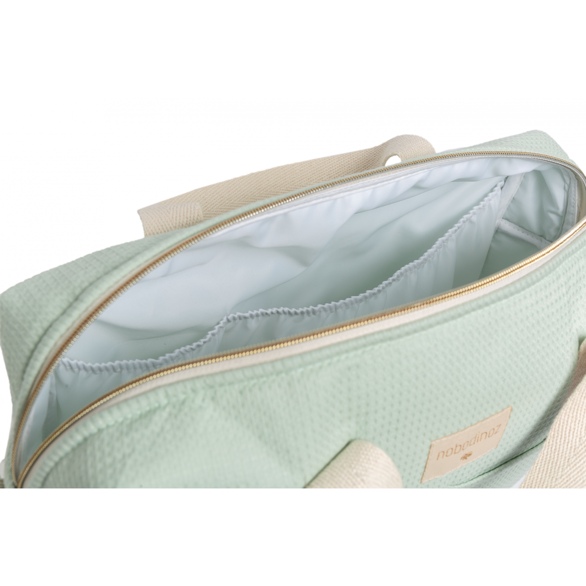 Nobodinoz Sac A Langer Gala Nid D Abeille Aqua Made In Bebe