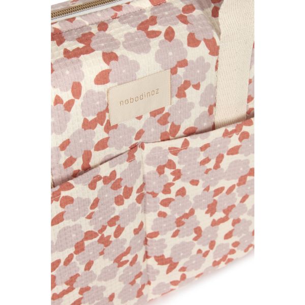 Sac à langer Gala nid d'abeille Mauve Sakura