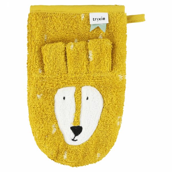 Lot de 2 gants de toilette Mr. Lion et Mr. Fox