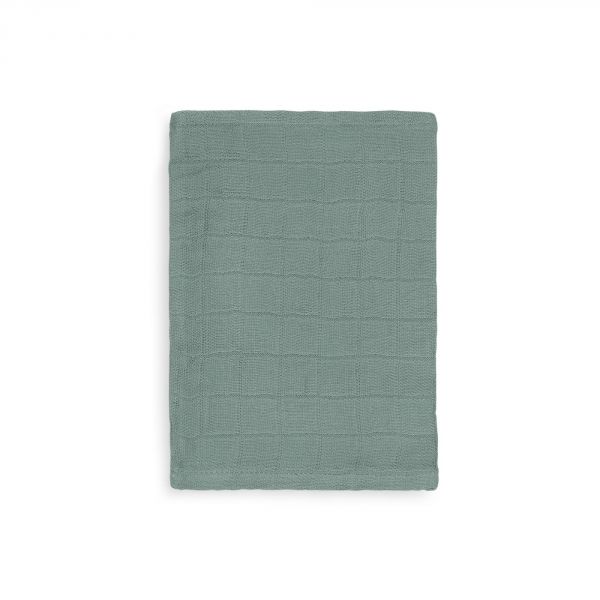 Lot de 3 Gants de toilette bamboo hydrophile Ash green