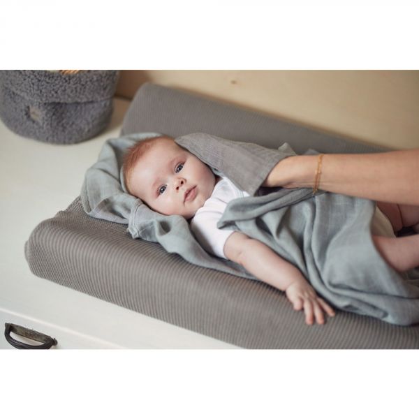 Lot de 3 Gants de toilette bamboo hydrophile storm grey