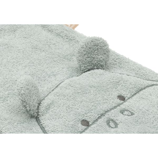 Gant de toilette éponge bébé Hippo Happy