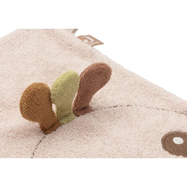 Gant de toilette éponge bébé Peacock Pavie