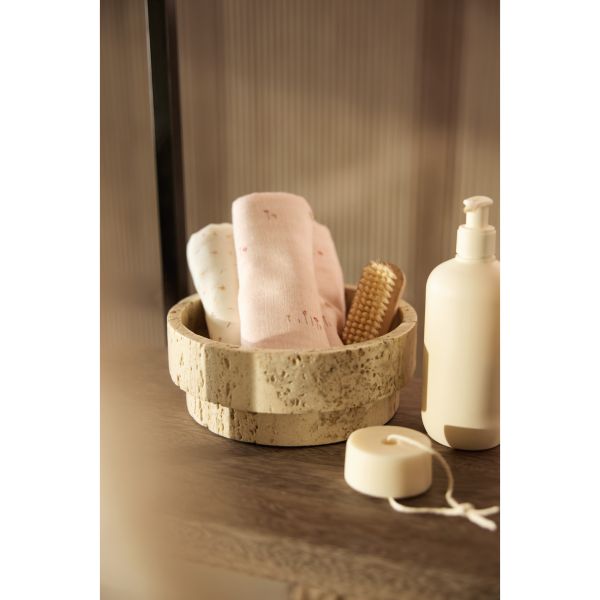 Lot de 3 gants de toilette gaze de coton Pretty Picnic