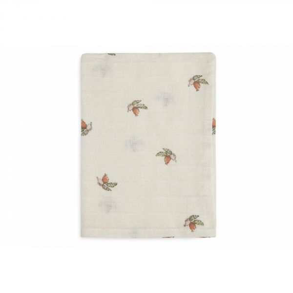 Lot de 3 gants de toilette gaze de coton Rosehip