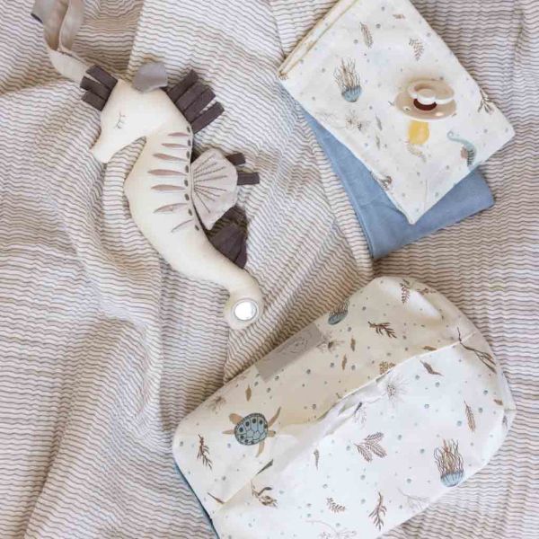 Lot de 4 gants de toilette - Sea Garden