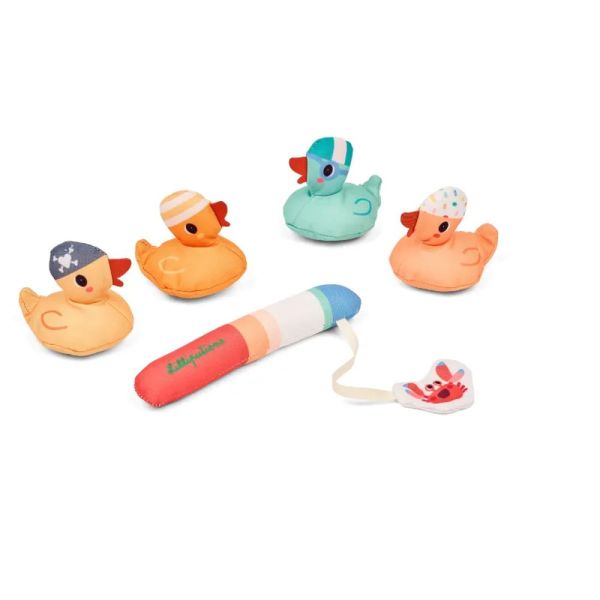 Jouet de bain Jeu de pêche aimanté Gaspard le canard