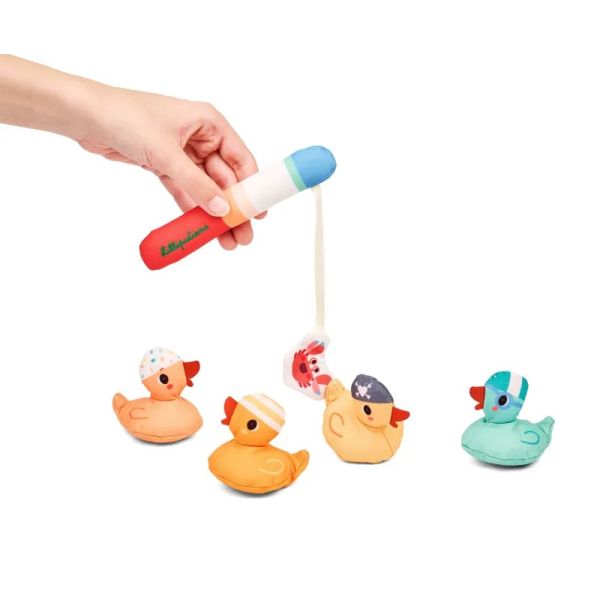 Jouet de bain Jeu de pêche aimanté Gaspard le canard