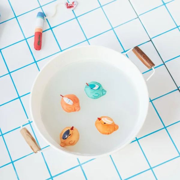 Jouet de bain Jeu de pêche aimanté Gaspard le canard