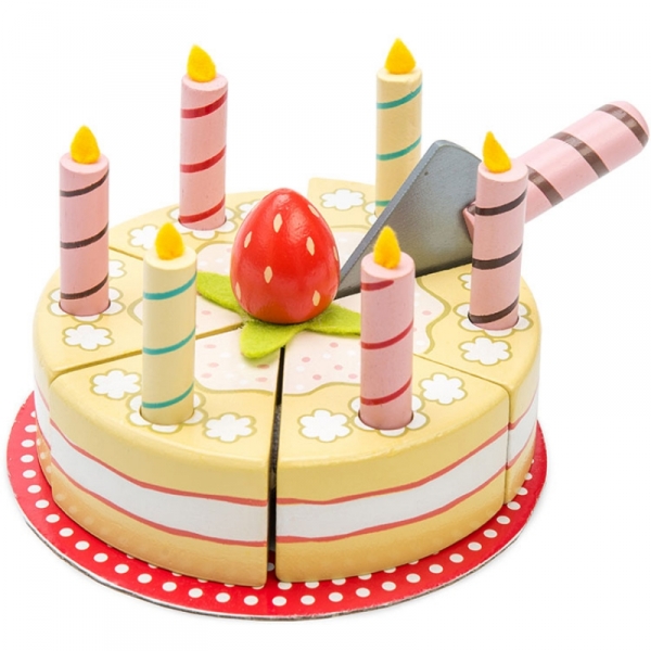 Gâteau d'anniversaire à la vanille