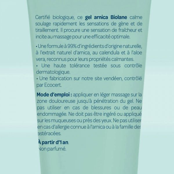 Gel Arnica bébé BIO 20 ml