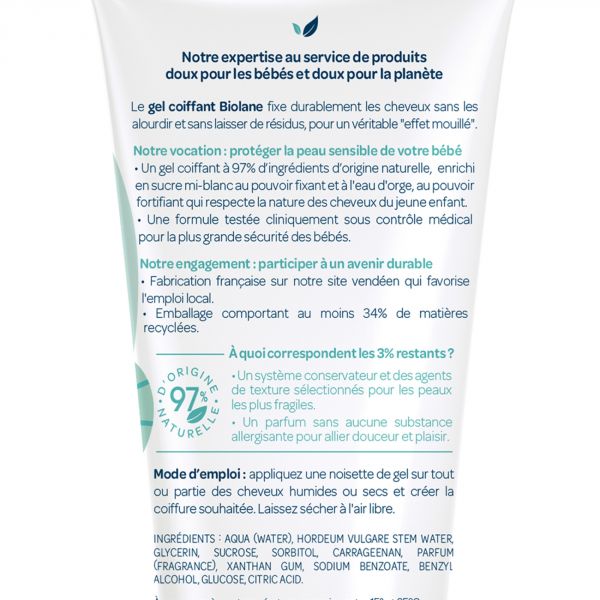 Gel coiffant enfant 100 ml