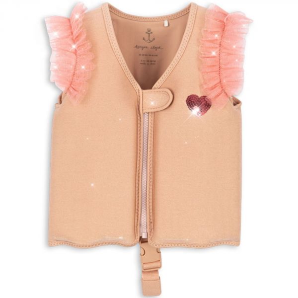 Gilet de natation Gemma Grande Cerise - 1/2 ans