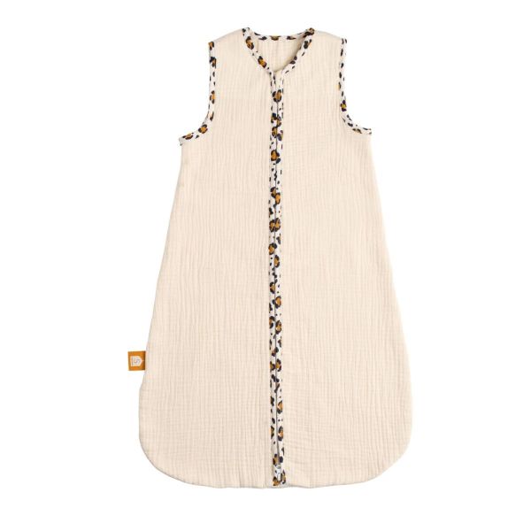 Gigoteuse bébé été en gaze de coton détails léopard 0-6 mois