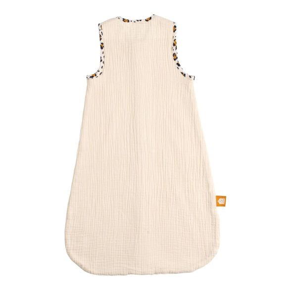 Gigoteuse bébé été en gaze de coton détails léopard 0-6 mois