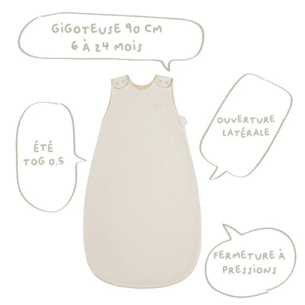 Gigoteuse été 6-24 mois Sable ourson