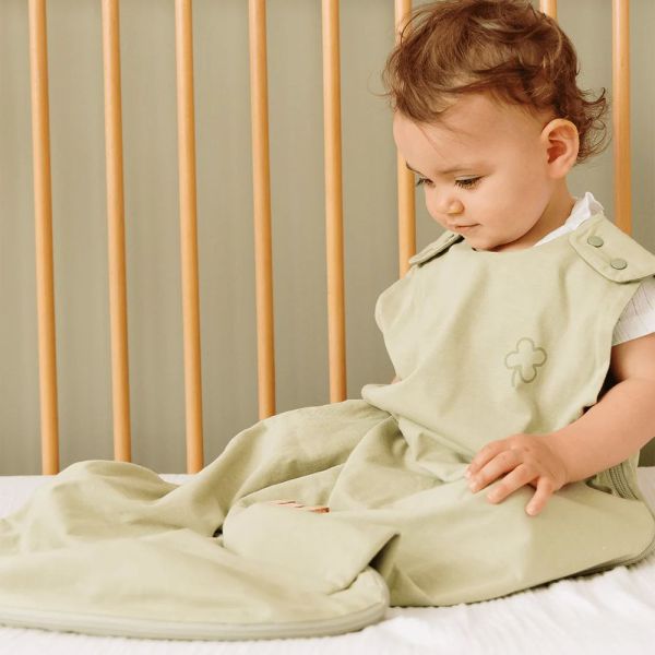 Gigoteuse été 6-24 mois Tilleul trèfle