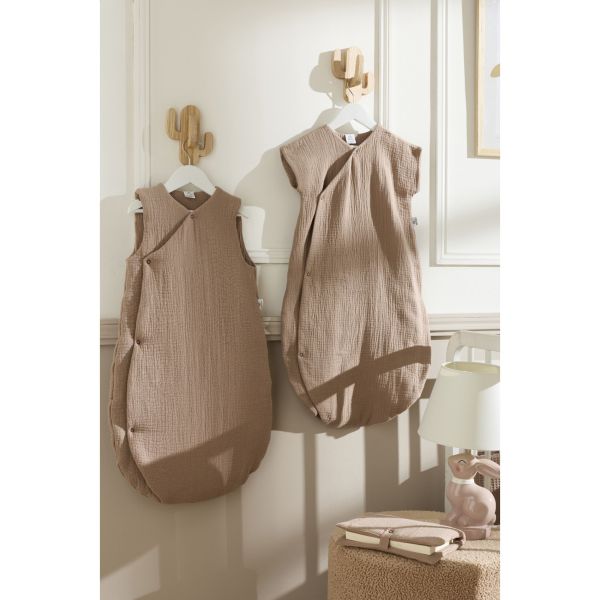 Gigoteuse été kimono - 0-6 mois Mocha