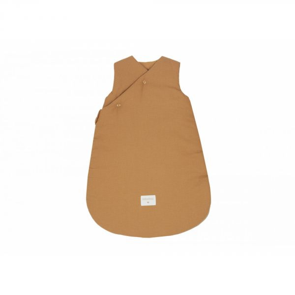 Gigoteuse d'hiver nid d'abeille Fuji Caramel 0-6 mois