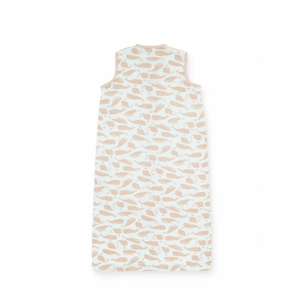 Gigoteuse été 18-36 mois coton hydrophile Whales Pale Pink