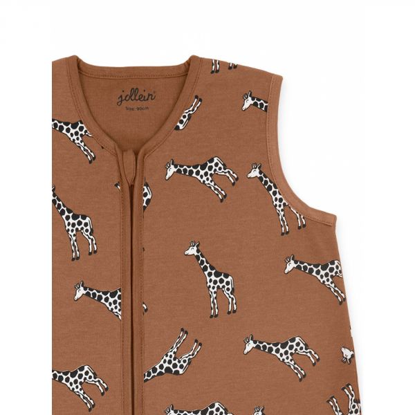 Gigoteuse été 6-18 mois jersey Girafe Caramel