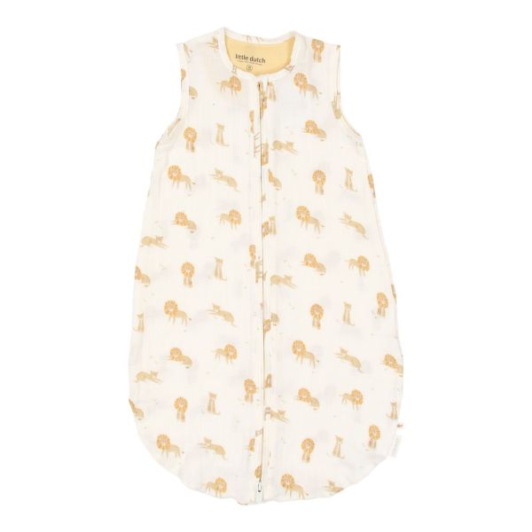Gigoteuse été en gaze de coton - Safari Leo - 70 cm