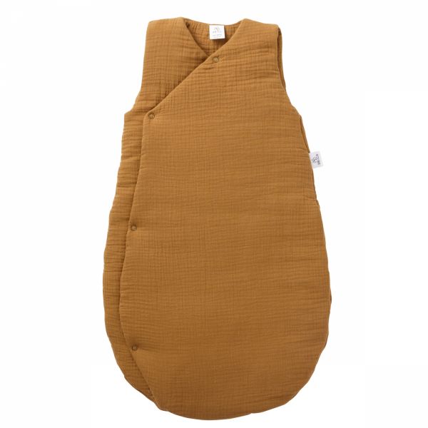 Gigoteuse forme kimono ouatinée gaze havane 6-18 mois