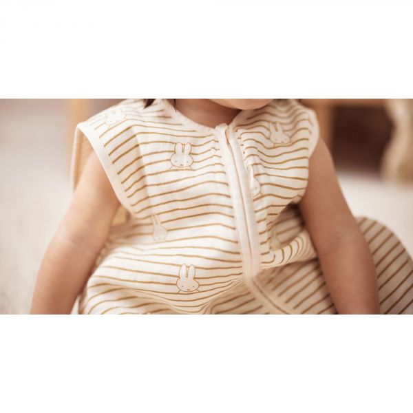 Gigoteuse été gaze de coton Miffy Stripe Biscuit 3-6 mois