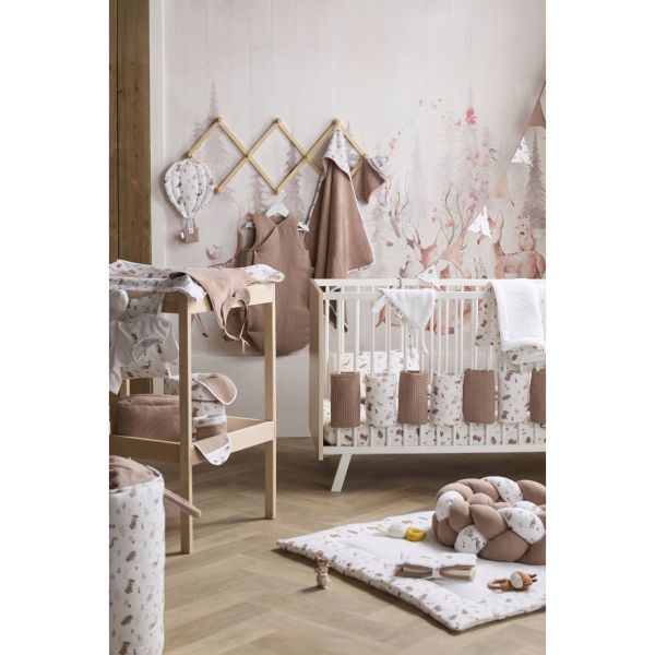 Gigoteuse forme kimono double gaze Mocha 0-6 mois