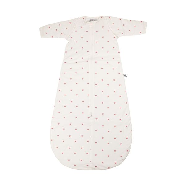 Gigoteuse coton manches amovibles 18-36 mois Coeurs roses